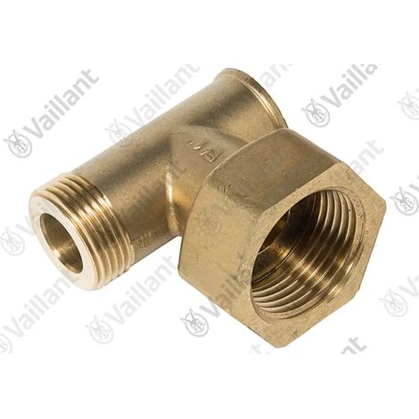 VAILLANT Raccordo a T, rubinetto K.F.E./accumulo VSC S 126+196/2-C 180/200 e altro Vaillant-Nr. , 0020013482