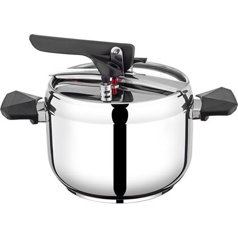 MAURY'S PENTOLA A PRESSIONE PREMIUM IN ACCIAIO INOX 18/10 DA 22 CM