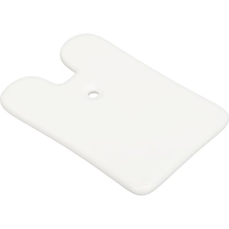Plaque de Gua Sha en Céramique Blanche pour Soin Anti-Âge et Détente Faciale (1/5)