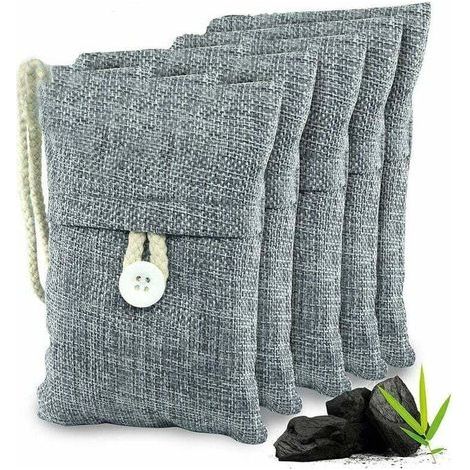 Sac déshumidificateur naturel. purificateur d'air anti-moisissures. désodorisant pour linge. absorbeur d'humidité au charbon actif pour voiture. chaussures. tiroirs. absorbeur d'odeurs (1/5)