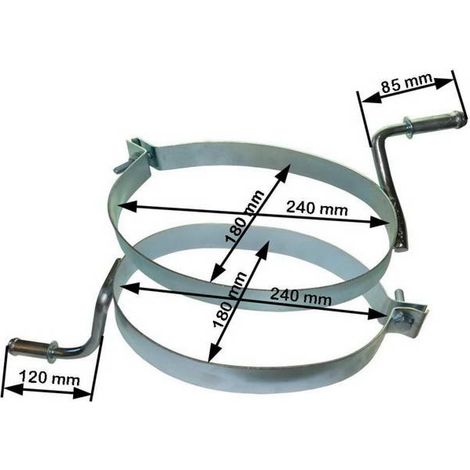 KIT 2 SANGLES ECHAPPEMENT POUR CITROEN BERLINGO