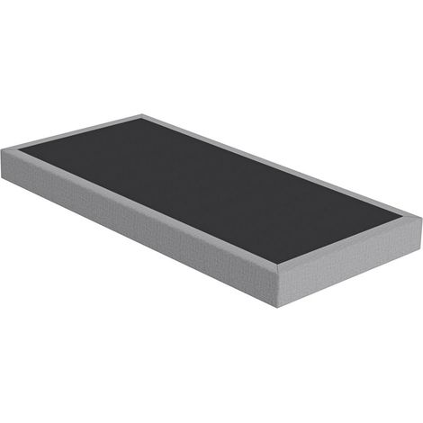 Sommier tapissier SR15 cobalt 90x200 Lattes bois massif - H.15 cm - Made in France