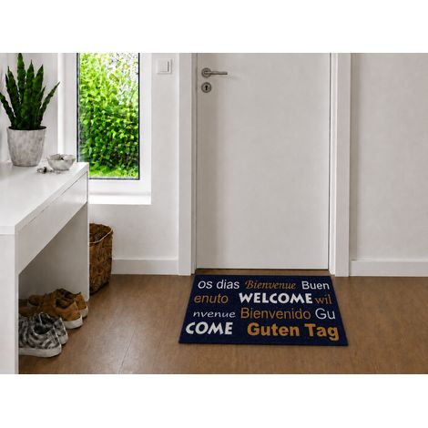 Tapis coco 'Welcome / Bienvenue / Bienvenido / Guten Tag' - 50x80 cm (1/3)