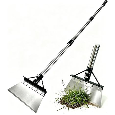 Grattoir de nettoyage de jardin en acier au manganèse désherbant mousse (1/5)