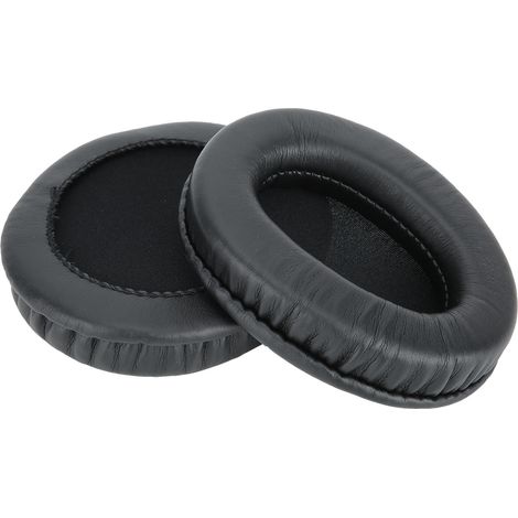 Lot de 2 coussinets d'oreille en coton noir, accessoires pour casque audio Shure SRH840, SRH440, SRH940 et HPAEC840. (1/5)