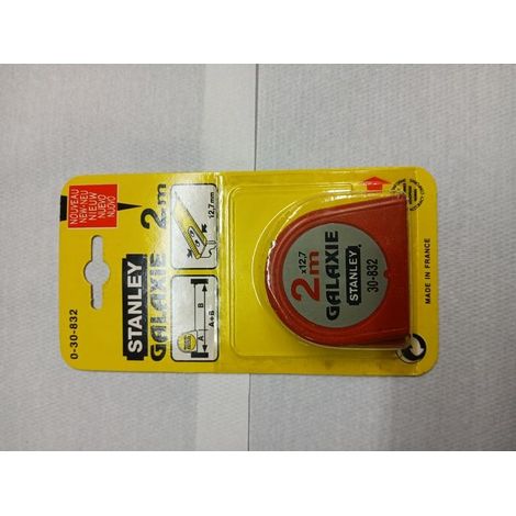 STANLEY 0-30-832 METRE A RUBAN GALAXIE 2M X 12.7MM