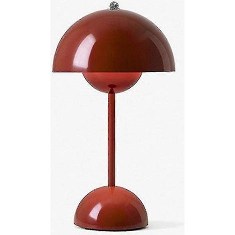 Lámpara de noche nórdica con forma de hongo - Lámpara de mesa LED con forma de capullo de flor, lámpara de mesita de noche USB para habitación de bodas, escritorio, etc. (1/5)