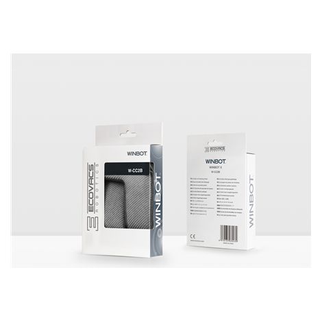 Ecovacs Tampons de nettoyage pour aspirateur WINBOT X W-CC2B Gris (1/3)