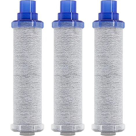 Lot de 3 cartouches filtrantes de rechange pour adoucisseur d'eau - Pour maison, cuisine, salle de bain, évier, douche, camping-car, comptoir, réfrigérateur (1/5)