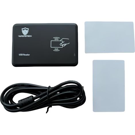 Lecteur de cartes RFID 13,56 MHz ISO 14443A M1 S50 Card RF IC USB Reader (10D)