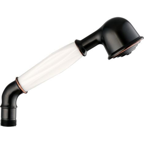 PaulGurkes Retro Nostalgie Handbrause schwarz Duschkopf vintage Dusche (1/2)