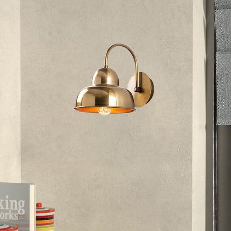[GEBRAUCHT] B-Ware Opviq Wandleuchte Berceste 180-A Wandleuchte Lampe gold Wandmontage (1/2)