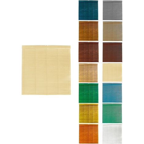 Persiana de Madera Alicantina con Polea Metálica - Estor Enrollable para Ventanas, Puertas, Salón (1/5)