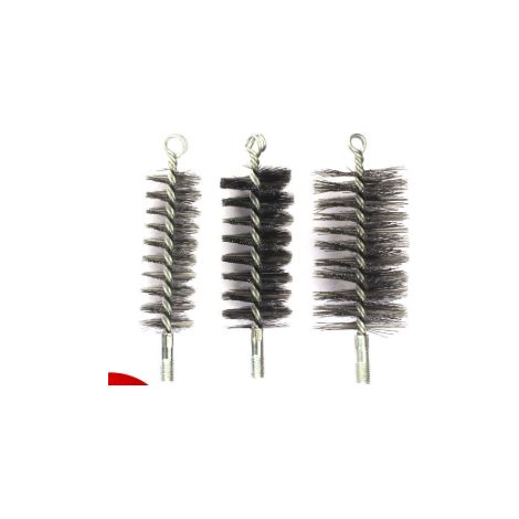 Filiyano-Lot de 3 brosses pour conduits de cheminée : brosse de nettoyage de conduits de cheminée avec manche, brosse de cheminée robuste en fil (1/5)