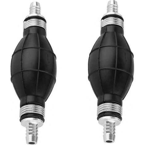 Pompe à carburant manuelle en ligne pour bateaux, amorceur poire 8 mm, en alliage, pour essence et diesel. (1/4)