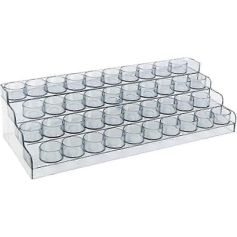 Organisateur de peinture transparent, porte-flacons de peinture, organisateur de vernis à ongles à 4 niveaux, organisateur de peinture pour bureau, adulte, débutant, enfant (1/5)