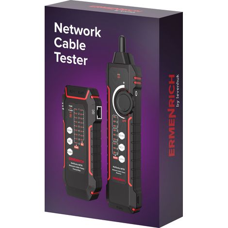 Comprobador de cables de red Ermenrich NetGeeks NP35