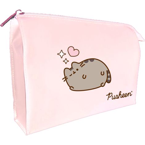 Trousse de maquillage en silicone Pusheen avec pendentif
