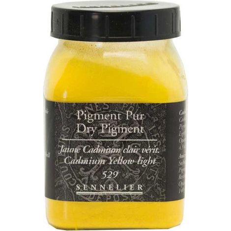 Pigment - SENNELIER - Jaune de cadmium clair - Pot 140 g - Poudre pure - Création de peinture
