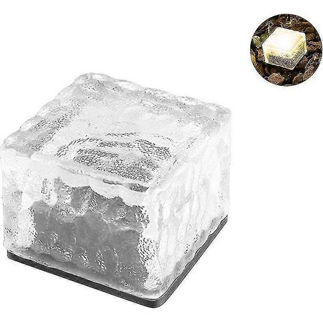 Lot de 2 petits spots encastrés solaires (blanc chaud) (1/5)