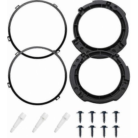 Kit de montage de phare rond de 7 pouces pour les modèles Jeep Wrangler JK 2007-2017, avec support de montage en métal. (1/5)