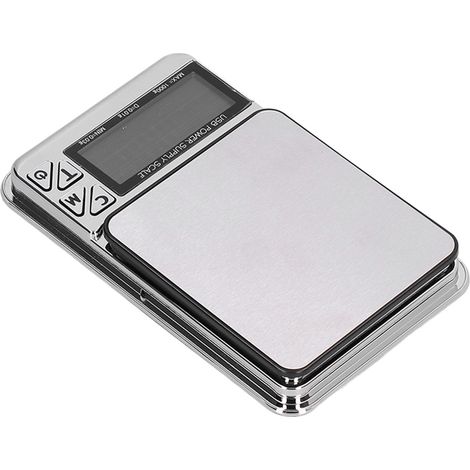 Wiederaufladbare elektronische USB-Taschenwaage 0,01 g, tragbare Schmuckwaage 1000 g/0,01 g, Mini-Handwaage mit eingebautem Akku (1/5)