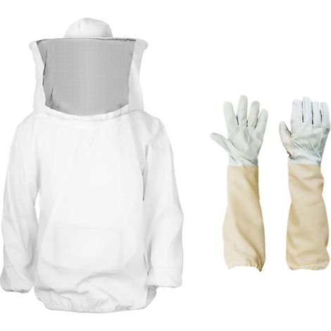 Beekeeper Suit, Professional Beekeeping Suit, with protective gloves, ensuring beekeeper safety, professional prevention of bee stings, unisex (1/5)