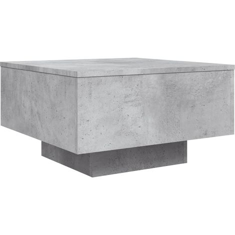 Maison Exclusive - Tavolino da Salotto Grigio Cemento 55x55x31cm Legno Multistrato
