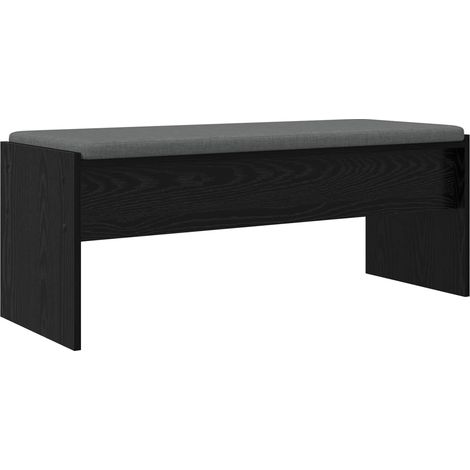 Maison Exclusive - Flurbank mit Kissen Schwarz Eichen-Optik 103 x