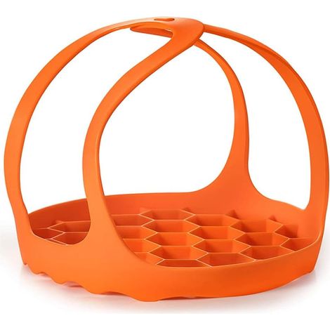 Support pour autocuiseur, plaque de cuisson en silicone, pot instantané multifonction, anti-brûlure, support de levage pour ustensiles de cuisine, support de cuisson à la vapeur en silicone sans BPA (