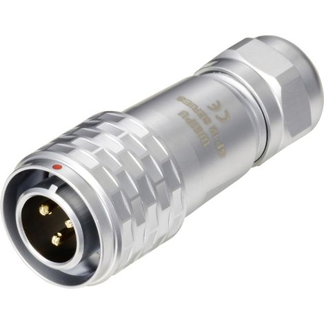 Rundstecker Weipu sf1210/p3 i 3 Pins gerade (1/4)