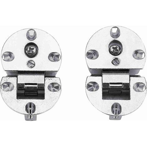 Durable 90-degree zinc alloy cabinet hinge for kitchen and bedroom (1/5)