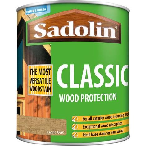 Sadolin Classic Wood Protection Light Oak 1 litre SAD5028498