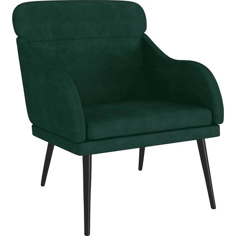 vidaXL Sessel Dunkelgrün 63x76x80 cm Samt
