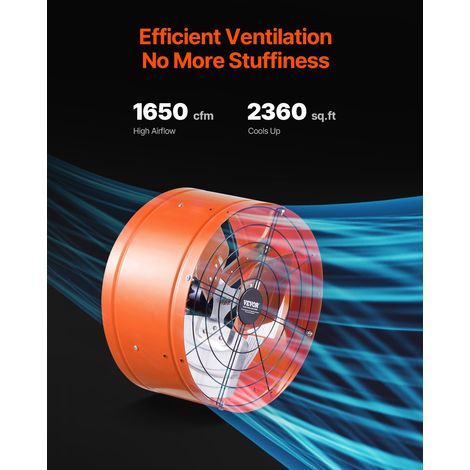 Ventilateur d'Extraction de Grenier, 380x200 mm, Extracteur d'Air de Grenier avec Thermostat Réglable, Maille Extérieure, Capacité… (1/5)