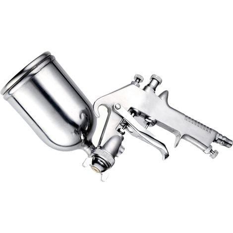 Pistolet à peinture pneumatique avec godet supérieur de 400 ml pour la peinture de meubles et de voitures (1/5)