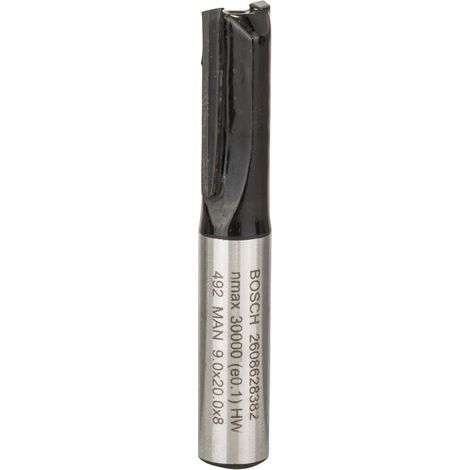 Fresa de ranurar 8 mm D1 9 mm L 20 mm G 51 mm BOSCH 2608628382