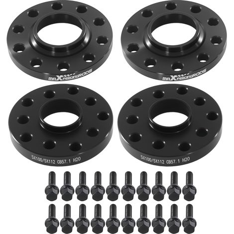 2x12mm 2x15mm Wheel Spacers 5x120 72.6mm M12x1.25 For BMW 5 Series E60 E61 3 E93 (1/5)