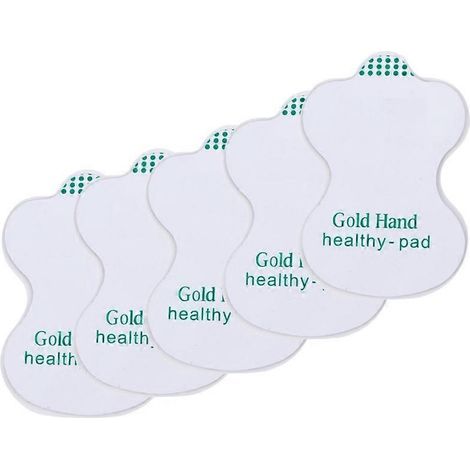 Lot de 5 électrodes réutilisables de rechange pour appareil de massage TENS, auto-adhésives. (1/5)