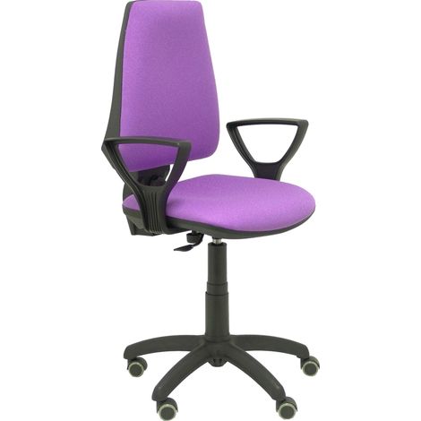 Silla Elche CP bali lila brazos fijos ruedas de parqué (1/5)