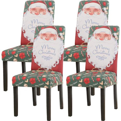 Stretchable Dining Chair Cover - Protective Chair Cover - European Style - For Weddings, Banquets, Parties, Christmas, Birthdays (1/5)