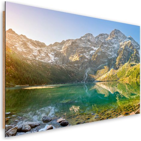 Quadro deco panel, Lago in montagna - 90x60 (1/5)