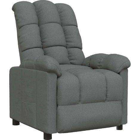Maison Exclusive - Relaxsessel Dunkelgrau Stoff