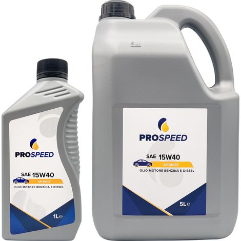 OLIO MOTORE PER AUTOVETTURE SAE 15W40 - lt. 1- 12 pezzi - PROSPEED