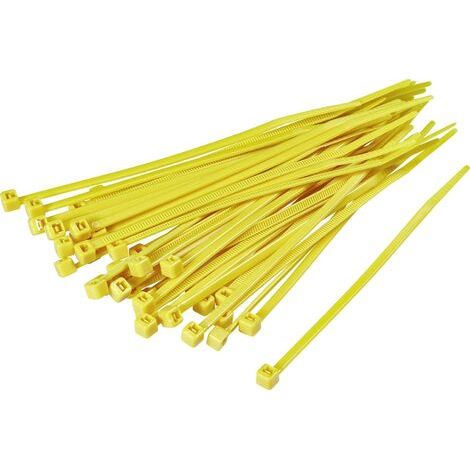 Serre-câble 203 mm x 4.60 mm jaune TRU COMPONENTS TC-CV100203BL 1593692 crantage intérieur 100 pc(s) (1/3)