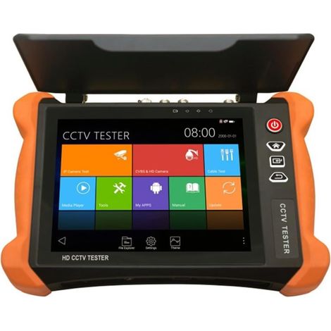 Testeur de vidéosurveillance prenant en charge la caméra IP Testeur De Caméra De Vidéosurveillance 4K, Écran Tactile IPS, Moniteur 2k, Prise En Charge De Caméra IP OPM VFL TDR, Fonctionnalités POE H.2 (1/4)