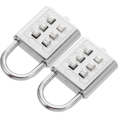 de 2 cadenas sans clé à boutons tactiles en alliage de zinc (1/5)
