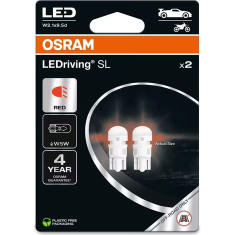 Osram LED Premium New W5W Rot epack