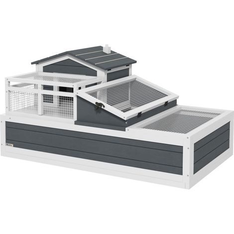Casa para tortugas de dos niveles con techo practicable. (1/5)