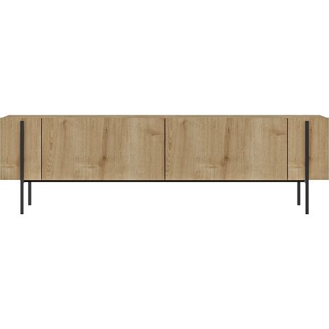 TV-Möbel aus Holz "Herman" - 160 x 31 x 45 cm - Beige
